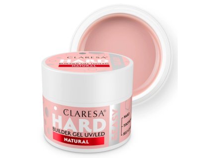 Claresa NATURAL HARD&EASY Stavebný Gel UV/LED – 45 g