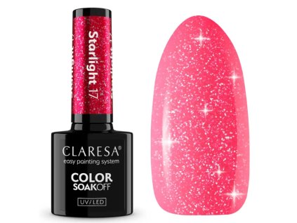 Gél lak CLARESA STARLIGHT 17 5g