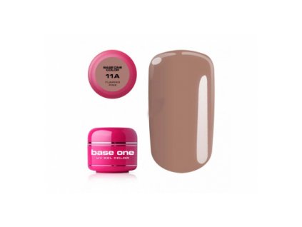 Silcare farebný uv gél 5ml - base one flaming pink 11a