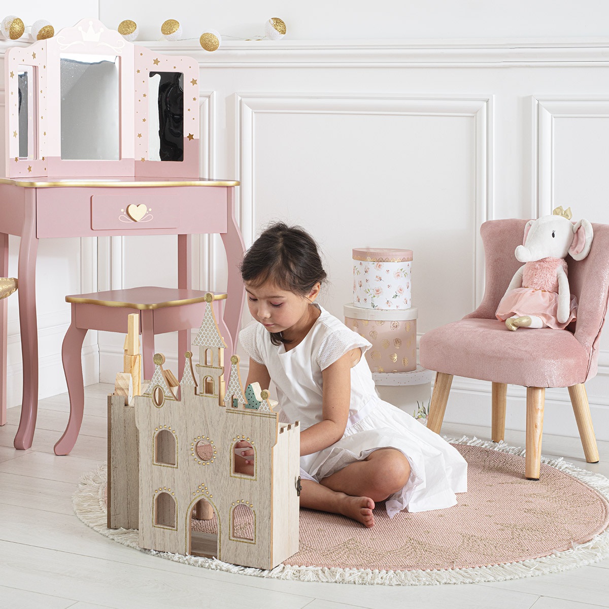 Pastelové barvy v dětském pokoji