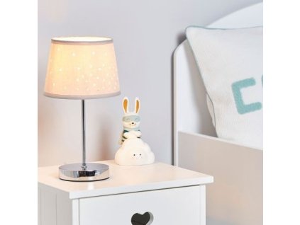 lampe metal etoile grise abat jour perfore 35069 35069 SITU01 WEB