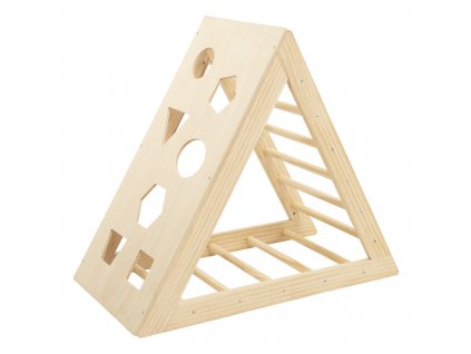 triangle d escalade enfant pin 80x93 cm