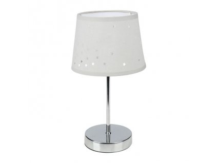 lampe metal etoile grise abat jour perfore 35069 35069 DEB WEB 1