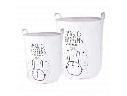 Homea Koš na hračky Magic happens králík | 2 velikosti