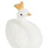 veilleuse piles plastique cygne blanche et doree 36463 36463 DET01 WEB