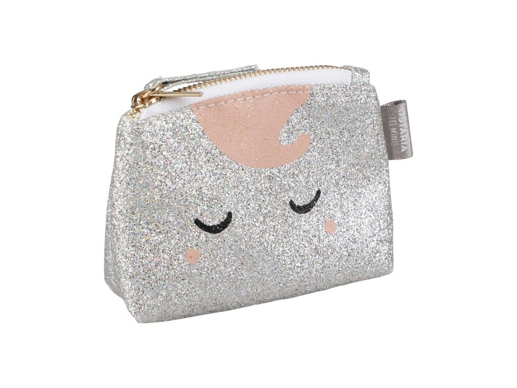 porte monnaie licorne Poliester gris 36918 36918 DET01 WEB