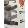 8646 2 samolepky na zed pro deti divoka zvirata 9 x 6 cm