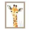 Tablou decorativ pentru copii Mini animals 30 x 40 cm | 4 modele (Model Girafă)