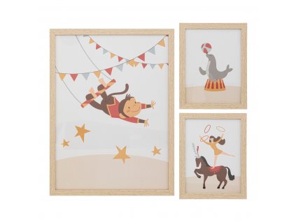 cadre deco mdf circus x3