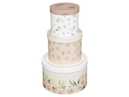 9348 atmosphera detske kartonove krabicky ruze 3 ks