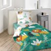 parure housse de couette 140x200 cm microfibre leonard