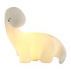 veilleuse a piles plastique dinosaurus blanche verte 36355 36355 UTI01 WEB