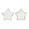 boutons de meubles ceramique blanc et dore etoile x2 36312 36312 DEB WEB