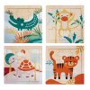 puzzle bois 9 kusov singe crocodile 4