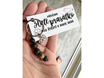 Amulet/Přívěsek - zlaté prasátko 2026