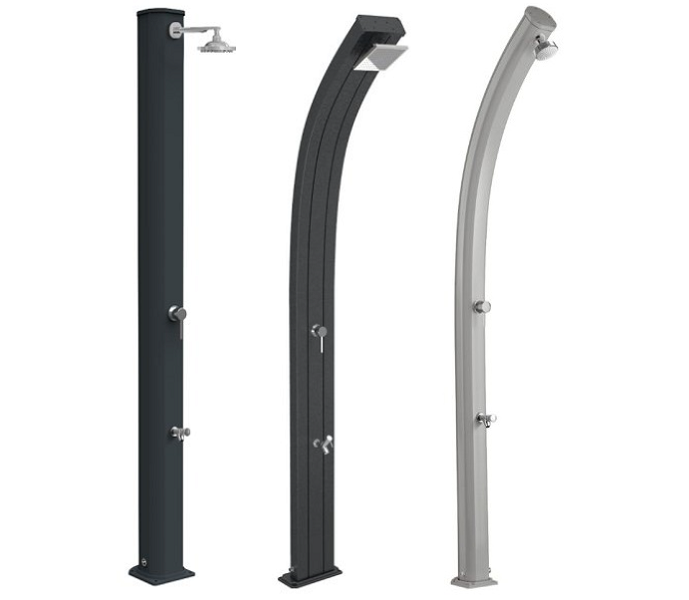 Solárne záhradné sprchy