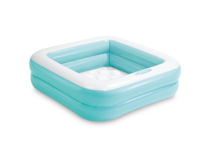 nafukovaci bazen stvorcovy play box modra