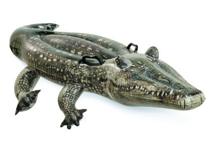 nafukovaci krokodil s drzadlami intex