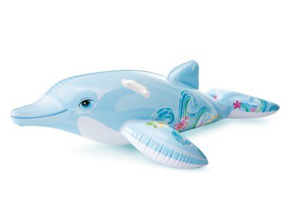 nafukovaci maly delfin s drzadlami intex