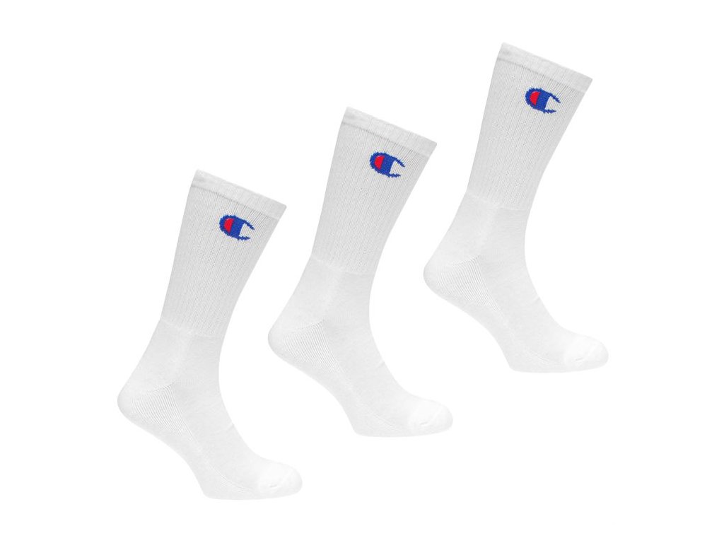 Ponožky Champion 3 ks Bílé