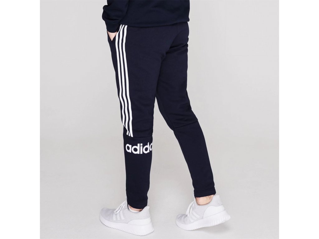 Pánské tepláky adidas 3 Stripe Logo Navy - Dreamstock.