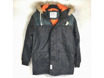 Pánská bunda parka Dstruct Černá (Velikost S)