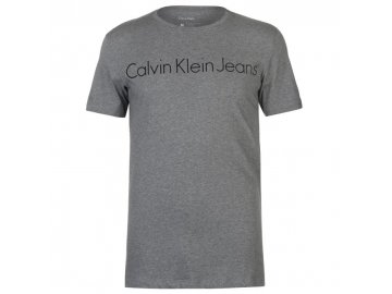 Pánské triko Calvin Klein Jeans Treasure Šedé