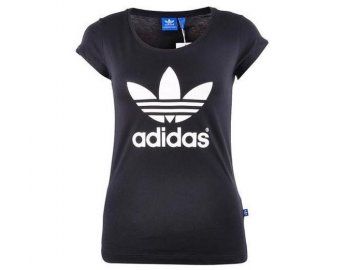 Dámské triko adidas Originals Trefoil Černé