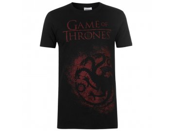 Pánské triko Dreamstock Original GOT Targaryen (Velikost L)