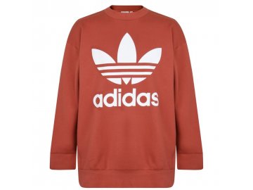 Mikina adidas Originals Trefoil Sweatshirt Oranžová