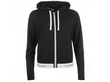 Dámská mikina Calvin Klein Zip Hoodie Černá