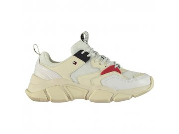 Dámské boty Tommy Hilfiger Chunk Mix Bílé (Velikost 40)