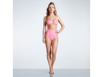 Plavky spodní díl USA Pro Triangle Mesh Růžové (Velikost L)