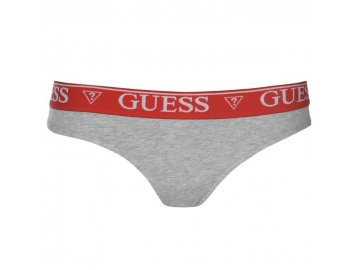 Tanga kalhotky Guess Thong Šedé (Velikost M)