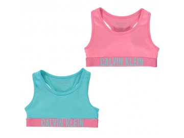 Podprsenka Calvin Klein Intense 2 v balení Pink/Sky (Velikost XS-S)
