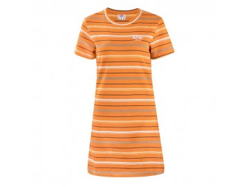 Šaty Lee Cooper Stripers Oranžové (Velikost XS)