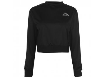 Dámská mikina Kappa Ahmis Crop Top Černá (Velikost XS)