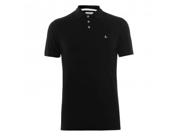 Pánské triko Jack Wills Aldgrove Polo Černé