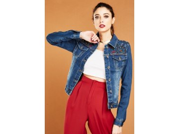 Dámská džínová bunda Dreamstock Embellished Denim