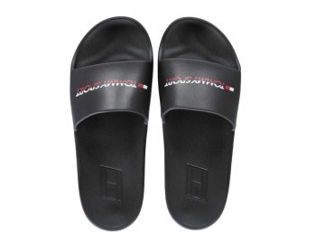 Dámské pantofle Tommy Hilfiger Sport Pool Černé (Velikost 39)