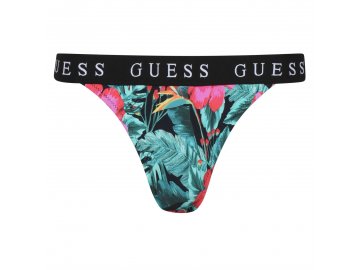 Plavky spodní díl Guess Beach Tropical (Velikost XS)