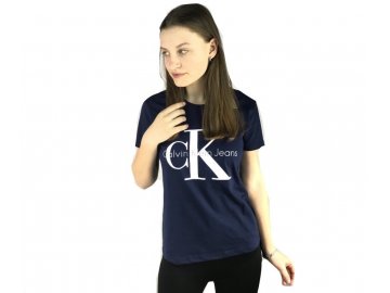 Dámské triko Calvin Klein Short Navy (Velikost L)