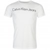 Pánské triko Calvin Klein Jeans Treasure Bílé (Velikost XS)