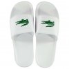 Pantofle Lacoste Sliders Bílé (Velikost 39,5)