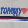 Dámské triko Tommy Hilfiger Jersey Šedé (Velikost XS)