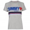 Dámské triko Tommy Hilfiger Jersey Šedé (Velikost XS)