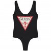 Dámské body Guess Logo Bodysuit Černé (Velikost XS)