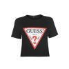 Dámský Crop top Guess Logo Černý (Velikost L)