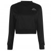 Dámská mikina Kappa Ahmis Crop Top Černá (Velikost XS)