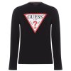 Pánské triko Guess Long Sleeve Original Černé